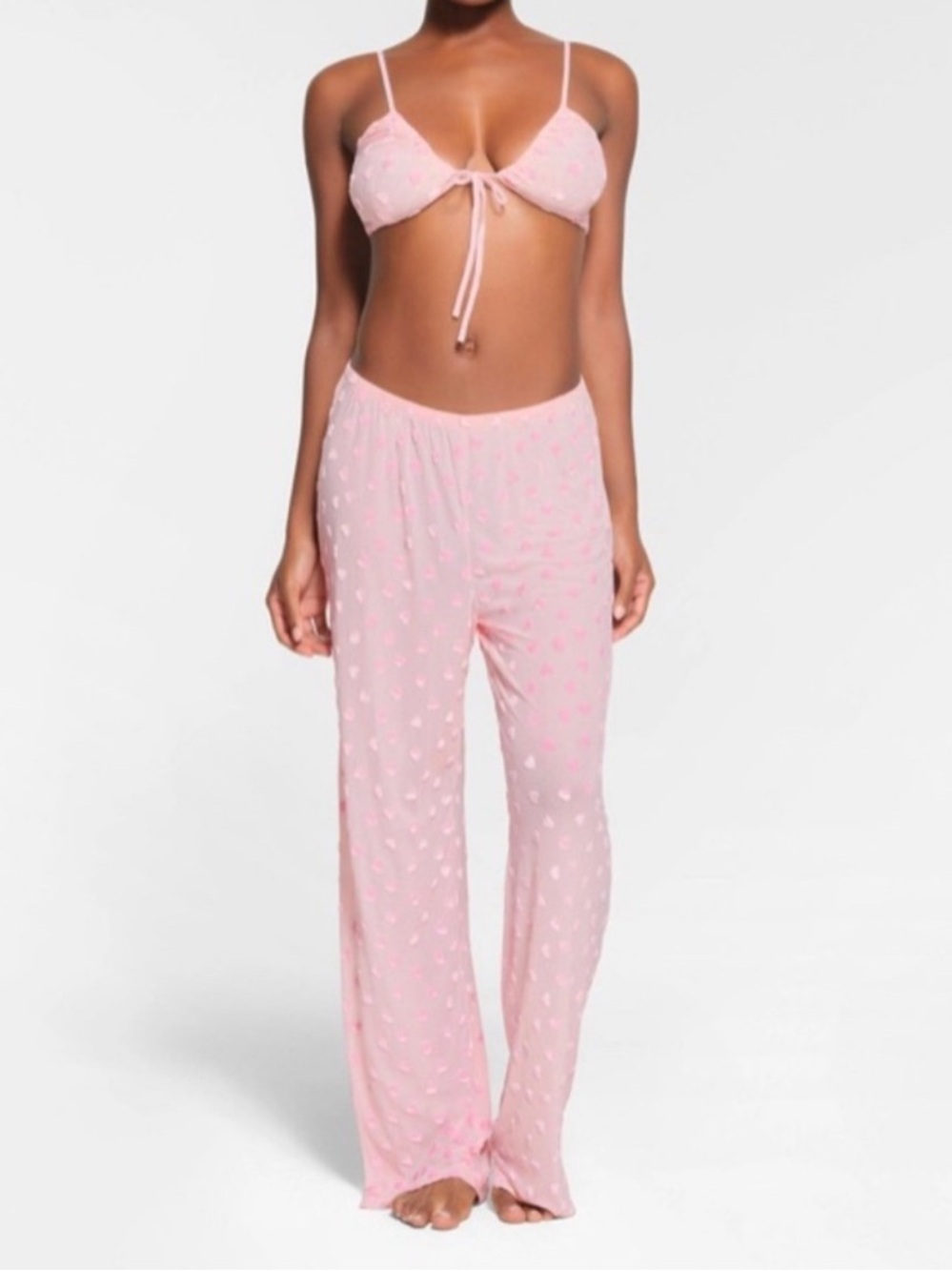 Skims sheer velvet pants